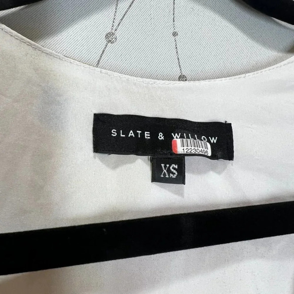 Slate & Willow Dark Yellow Mod Daisy Wrap Midi Dress $297 - Picture 8 of 11